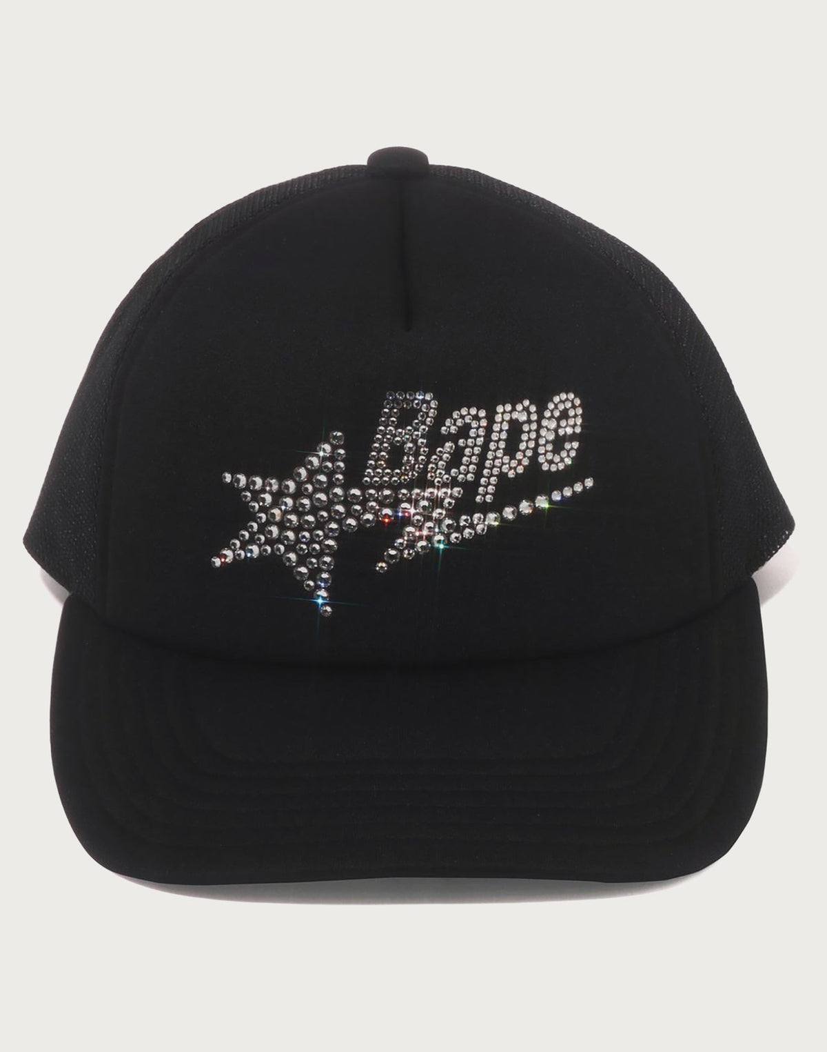 CRYSTAL STONE BAPE STA LOGO MESH CAP LADIES
