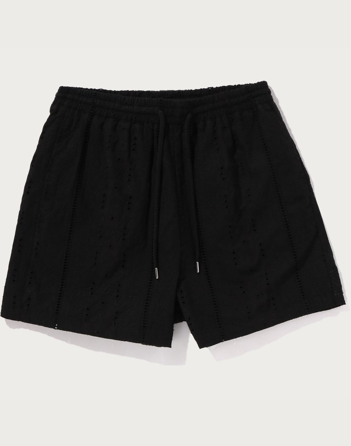 EMBROIDERY RELAXED FIT SHORTS MENS