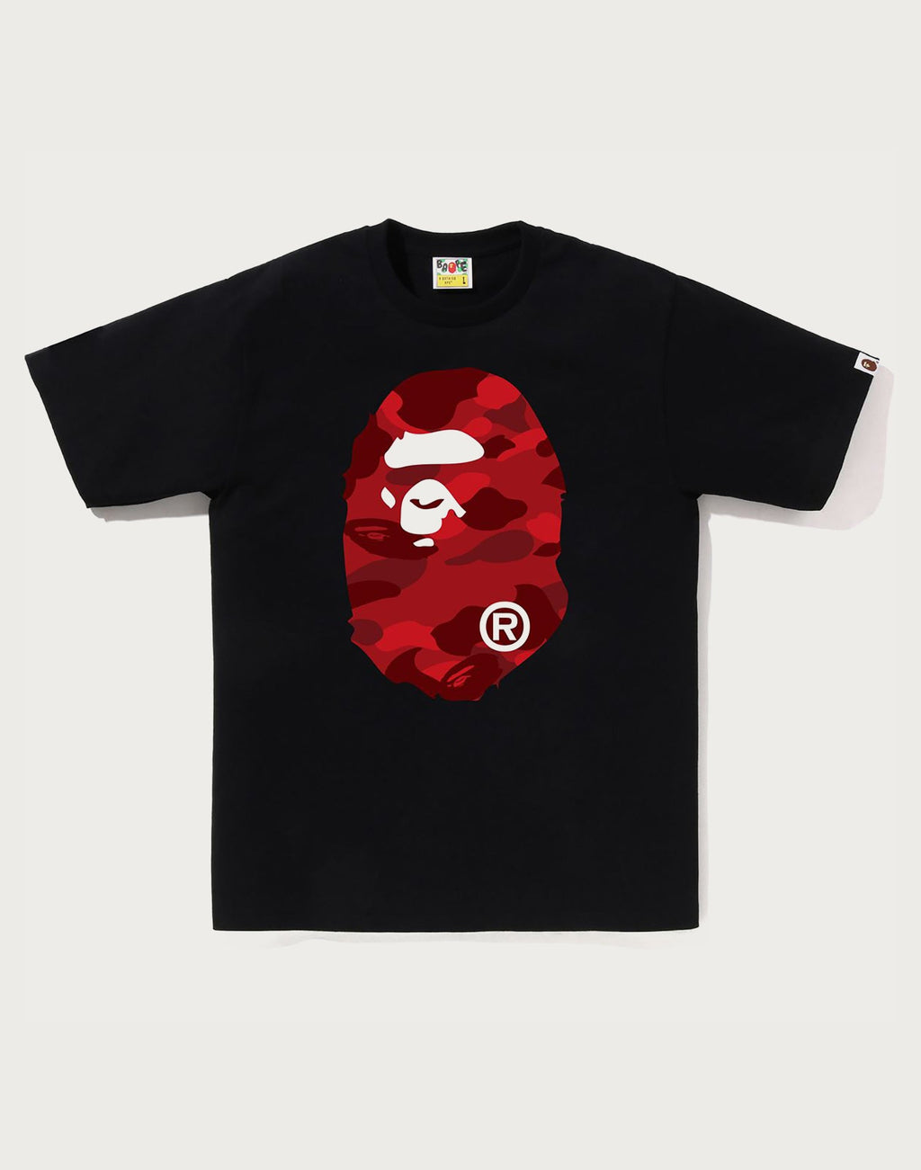 COLOR CAMO BIG APE HEAD TEE MENS