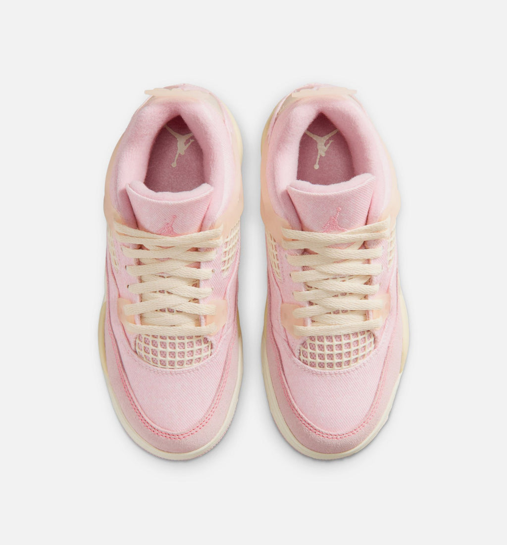 Air Jordan 4 Retro Pink Pearl and Iced Carmine | Preschool Lifestyle Shoe | Pink Pearl/Iced Carmine/Coconut Milk