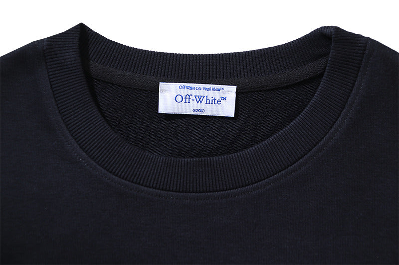 Off-White Logo Cotton Crewneck Sweatshirt — Essential Edition