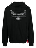 Mostly Heard Rarely Seen 8-Bit The Monster Attacks graphic-print cotton hoodie