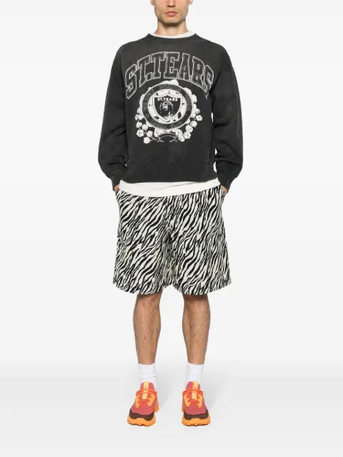 SAINT MXXXXXX logo-print cotton sweatshirt