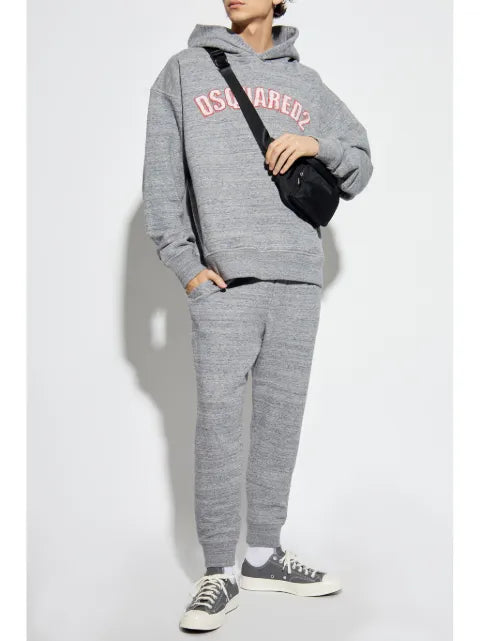 DSQUARED2 Hoodie with logo embroidery