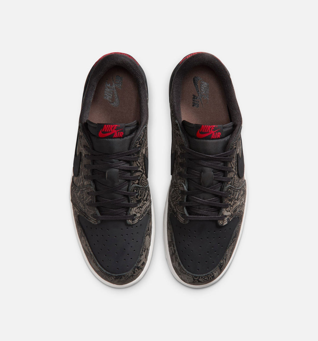 Air Jordan 1 Retro Low OG Black/Varsity Red Men's Low-Top Lifestyle Shoes