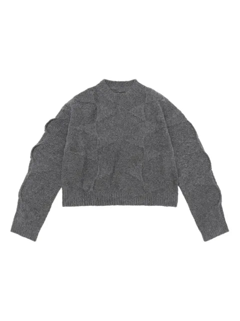 HELIOT EMIL merino wool blend cropped sweater