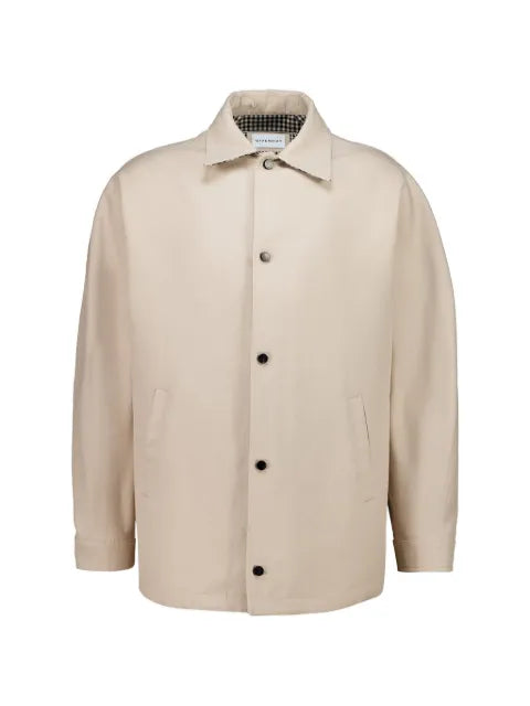 Givenchy couture seam jacket in cotton with patch