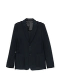 Giorgio Armani honeycomb-knit notch-lapel blazer