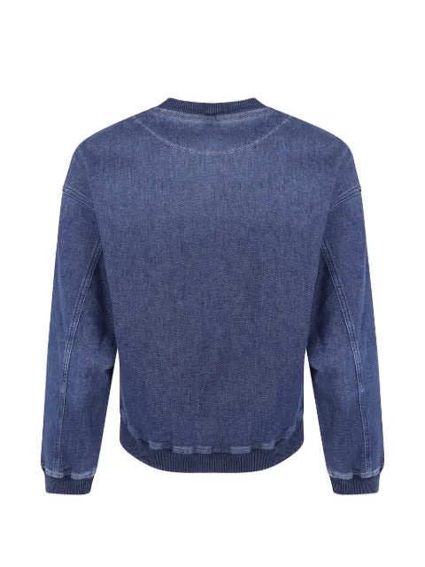 Emporio Armani denim sweatshirt