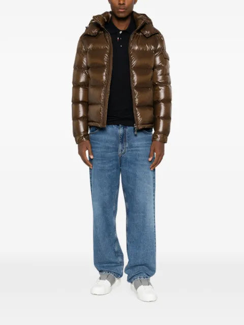 Moncler Maya hooded short down jacket