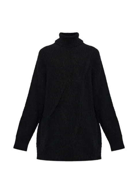 Yohji Yamamoto ribbed-knit turtleneck sweater