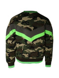 Dolce & Gabbana camouflage-print heart-patch sweatshirt