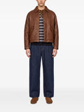 Salvatore Santoro crinkled leather jacket