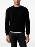 Armani Exchange logo-jacquard crew-neck sweater