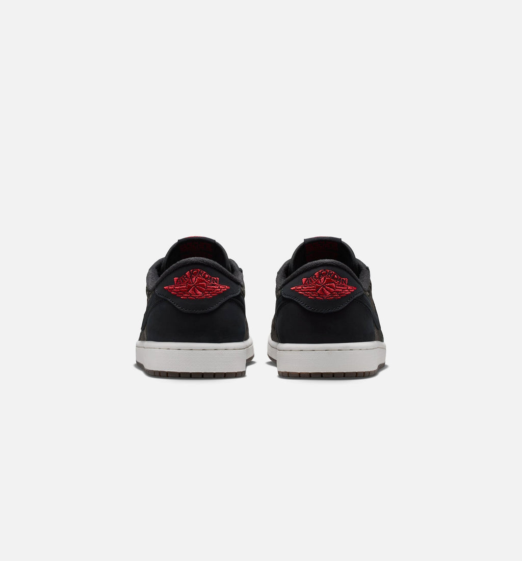 Air Jordan 1 Retro Low OG Mens Lifestyle Shoe - Black/Varsity Red/Summit White