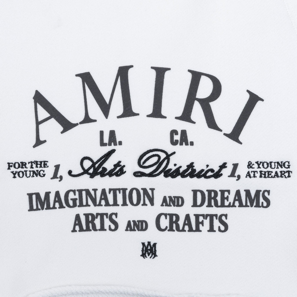 White Amiri Arts District Sweatshorts