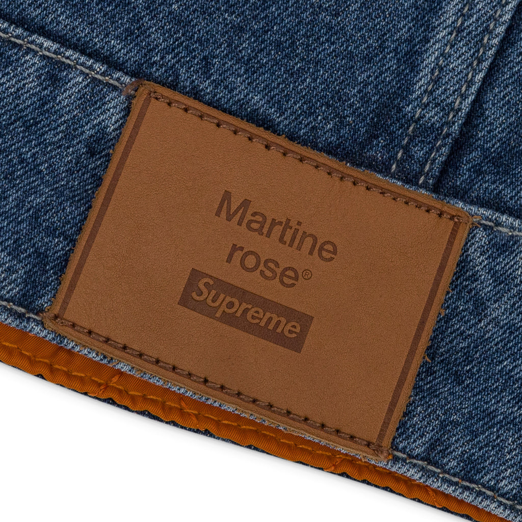 x Martine Rose Washed Blue Reversible Trucker Jacket