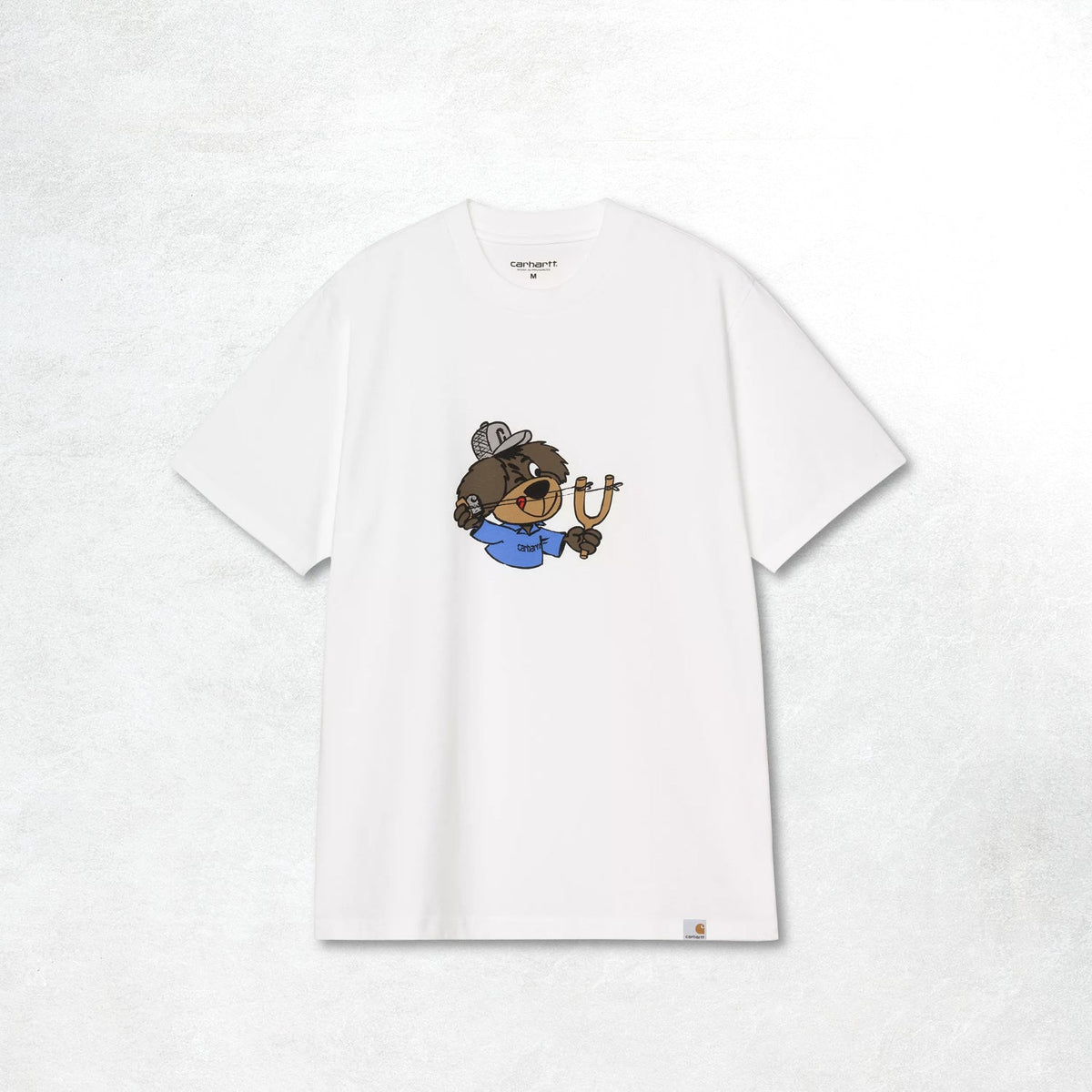 Carhartt WIP S/S Slingshot T-Shirt: White