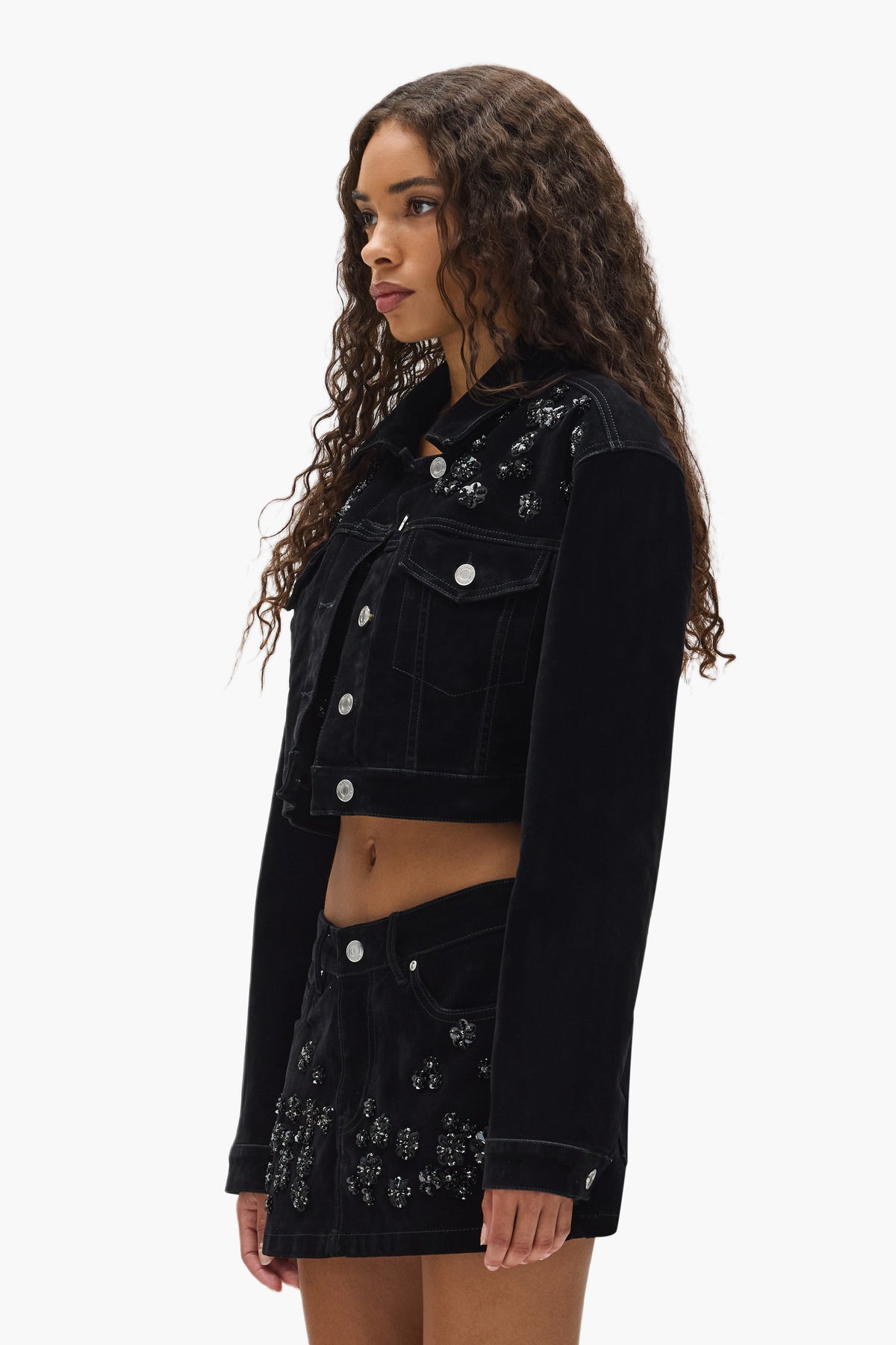 Embellished Cropped Jacket