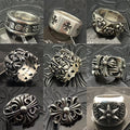 chrome hearts 925 silver retro ring
