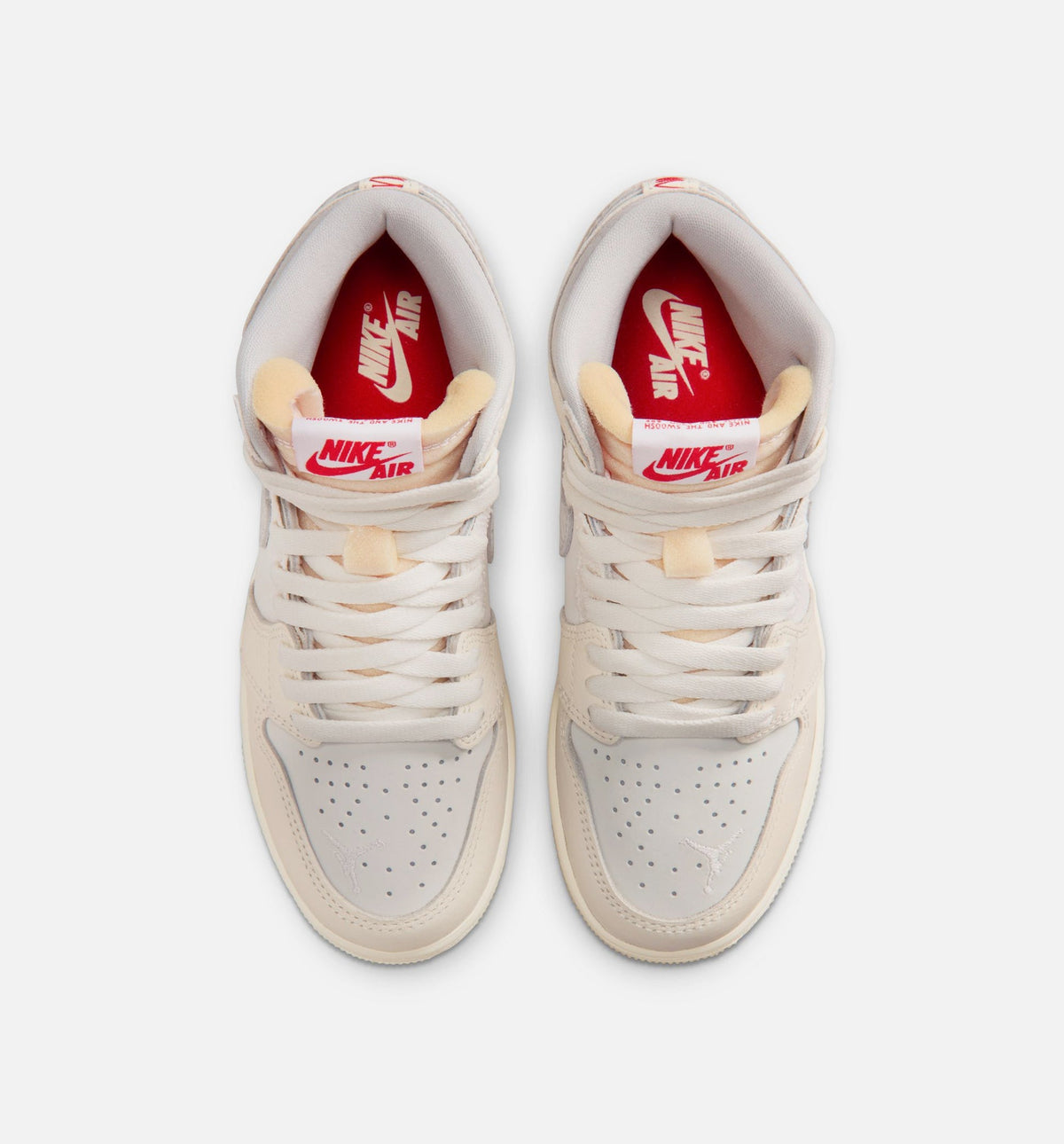 Air Jordan 1 Retro High OG Sail | Grade School Lifestyle Shoe | Sail/Varsity Red/Light Ivory/Coconut Milk/Phantom