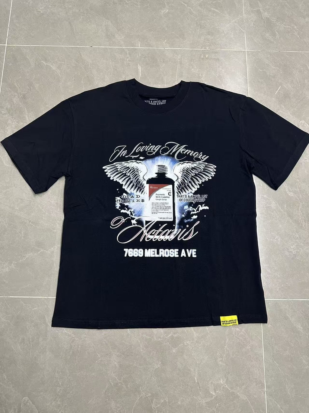 THAT'S A AWFUL LOT OF COUGH SYRUP Front & Back Graphic T-Shirt