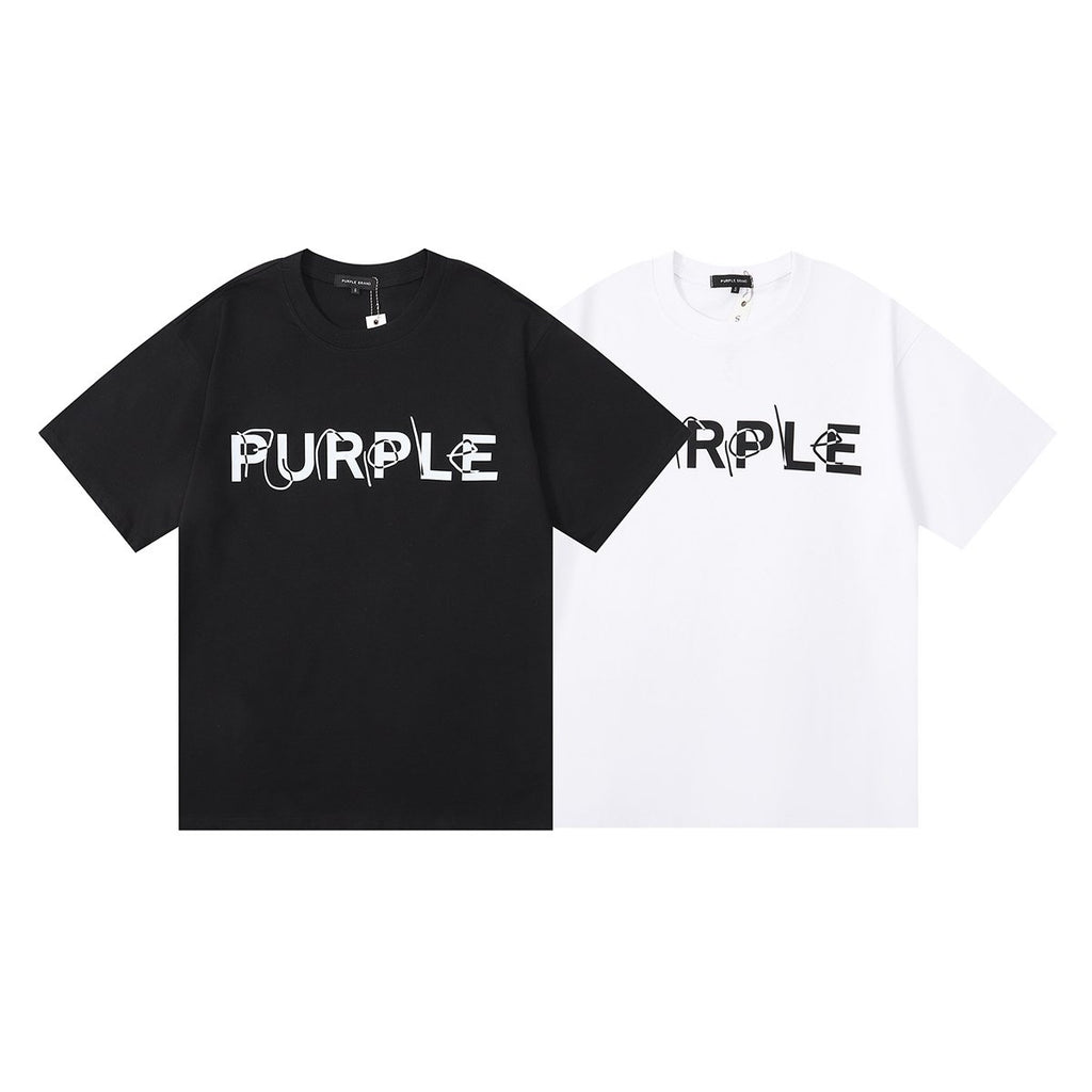 Purple Brand Wordmark Graphic Short-Sleeve T-Shirt