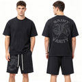 SAINT Vanity Lion Graphic Short-Sleeve Set