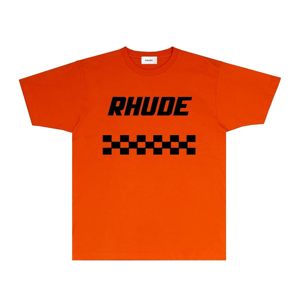 Rhude T-shirts Printed Trendy Pure Cotton