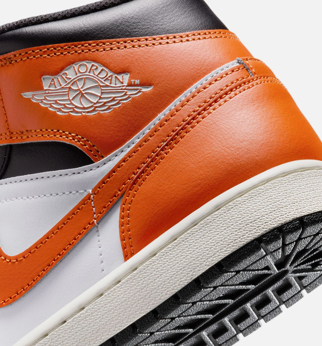 Air Jordan 1 Mid | Men's Lifestyle Shoe | Starfish/White/Sail/Black