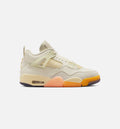 Air Jordan 4 Retro Birds of Paradise Women's Lifestyle Shoes - Coconut Milk / Metallic Gold / Muslin / Bright Mango / Sundial / Black