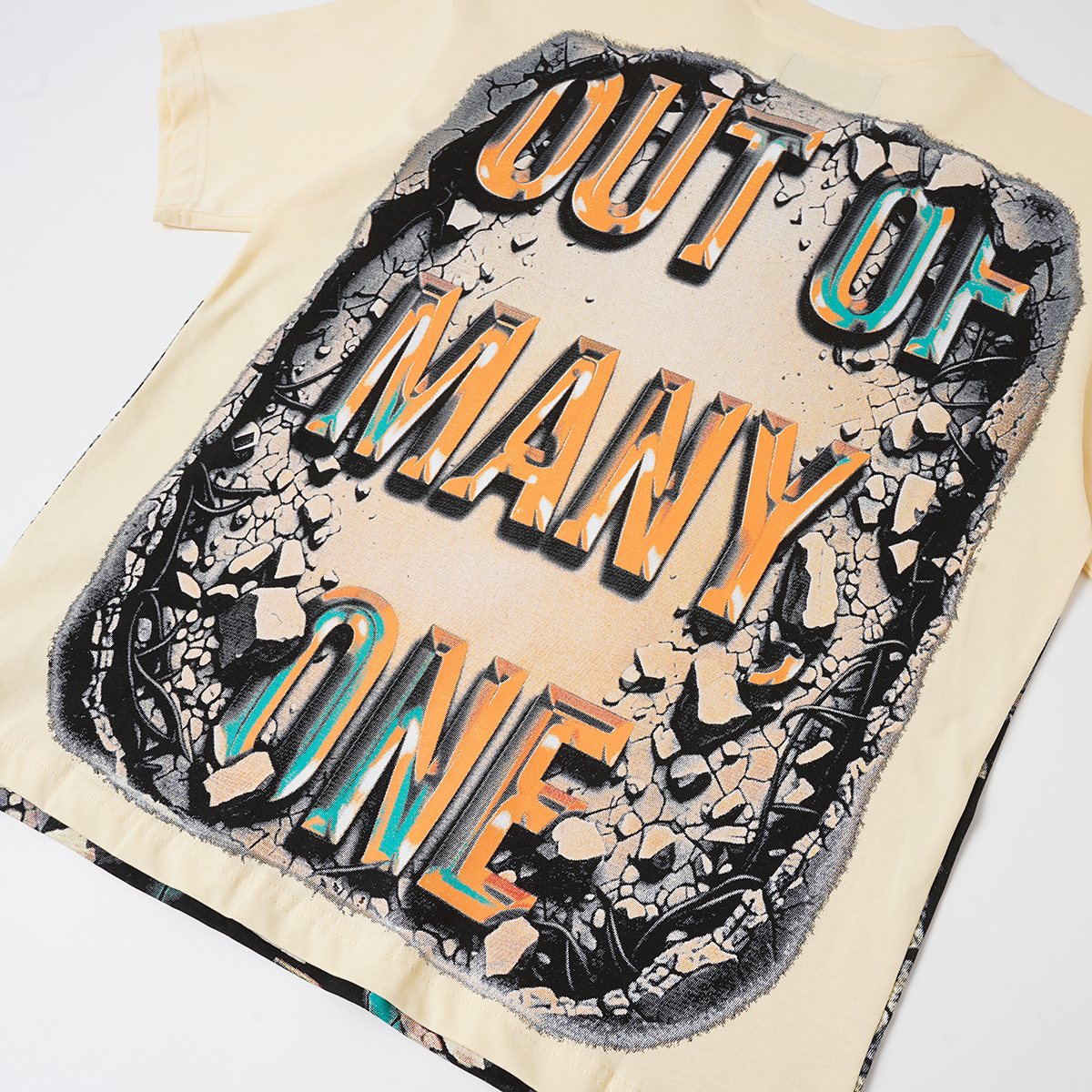 Godspeed Out of Many One Liberty Skull Graphic T-Shirt