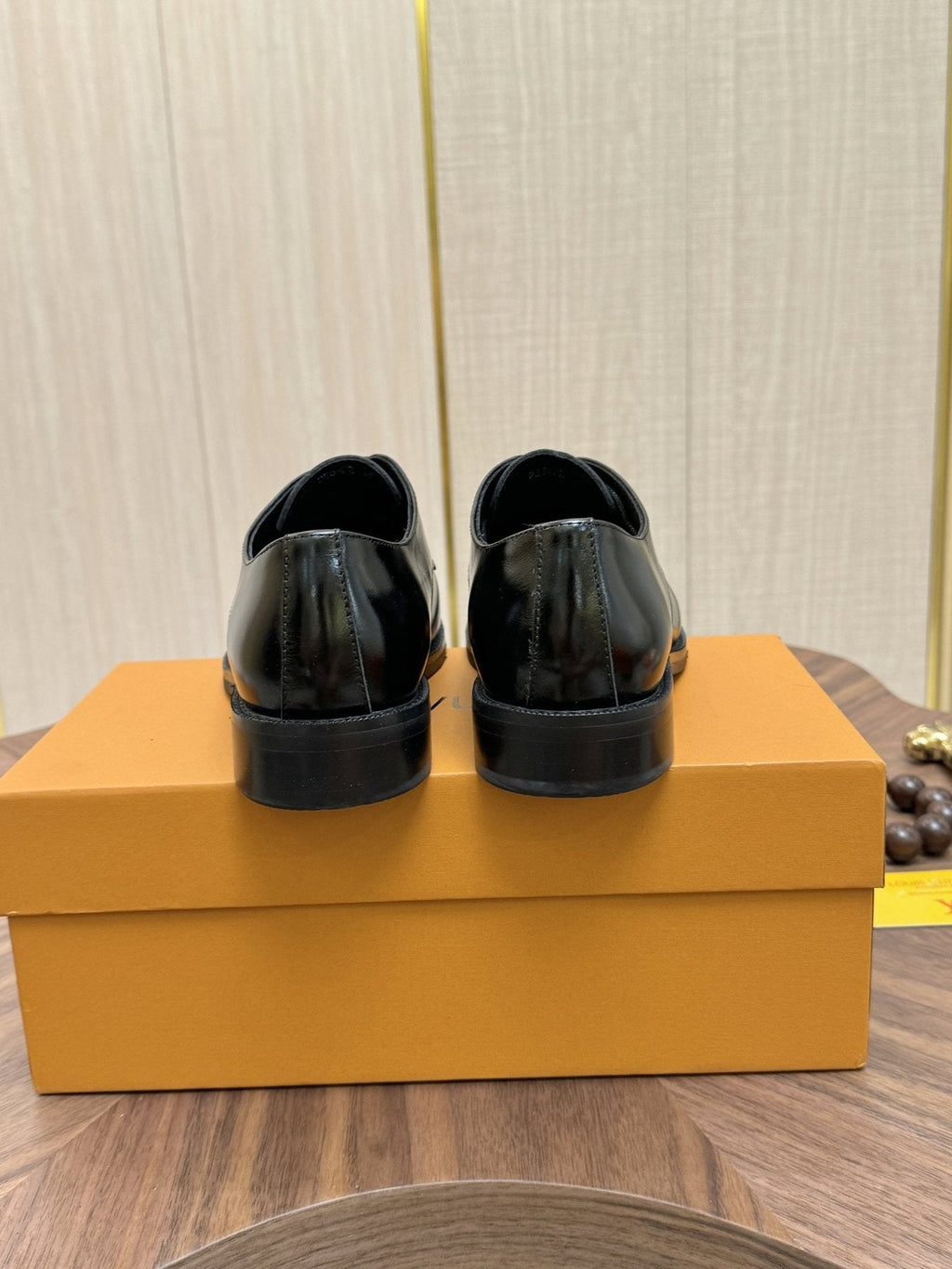 Louis Vuitton Black Lace-Up Dress Shoes