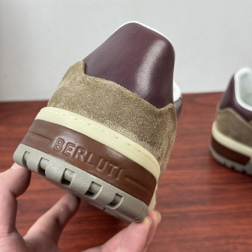 Berluti Paneled Low-Top Sneakers