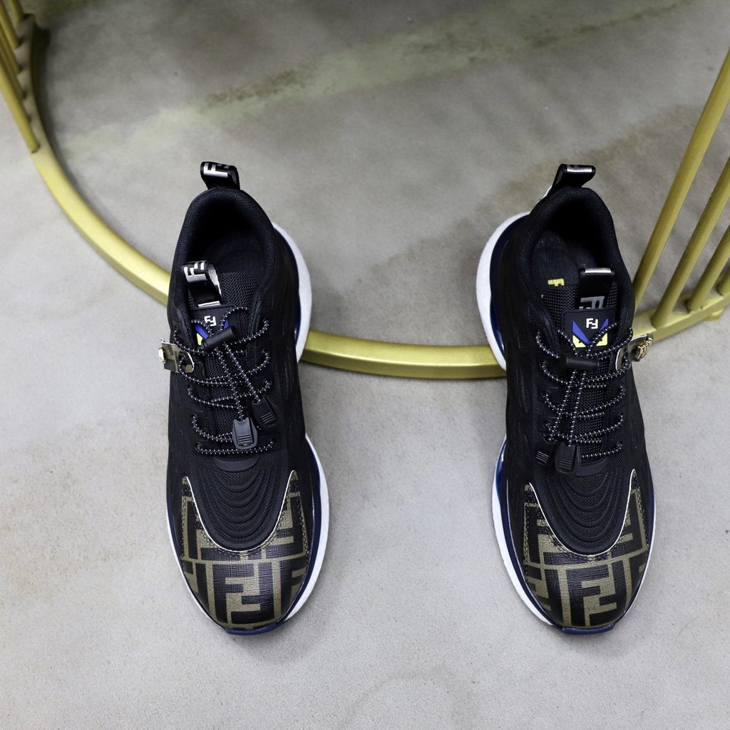 Fendi Men's Monogram Low-Top Sneakers